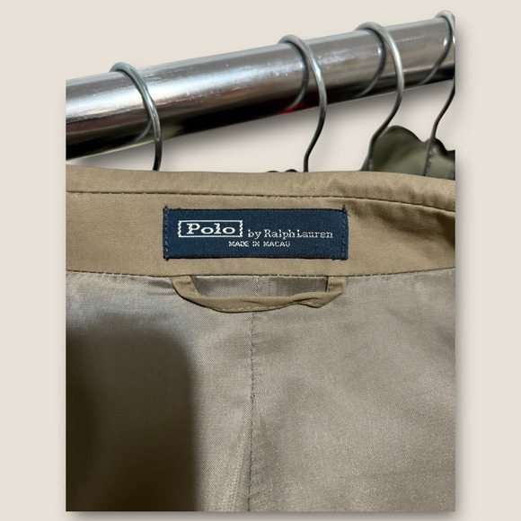 Tan Polo By Ralph Lauren Sports Coat 44R (Dry‎ Cleaned) - Picture 5 of 6